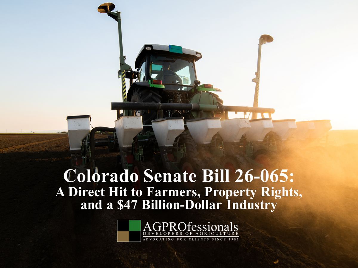 Colorado Senate Bill 26 065 