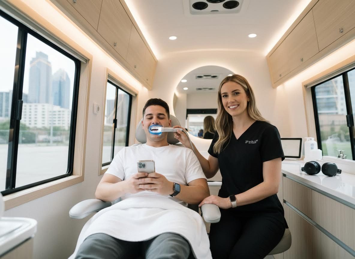 Mobile Teeth Whitening Experience