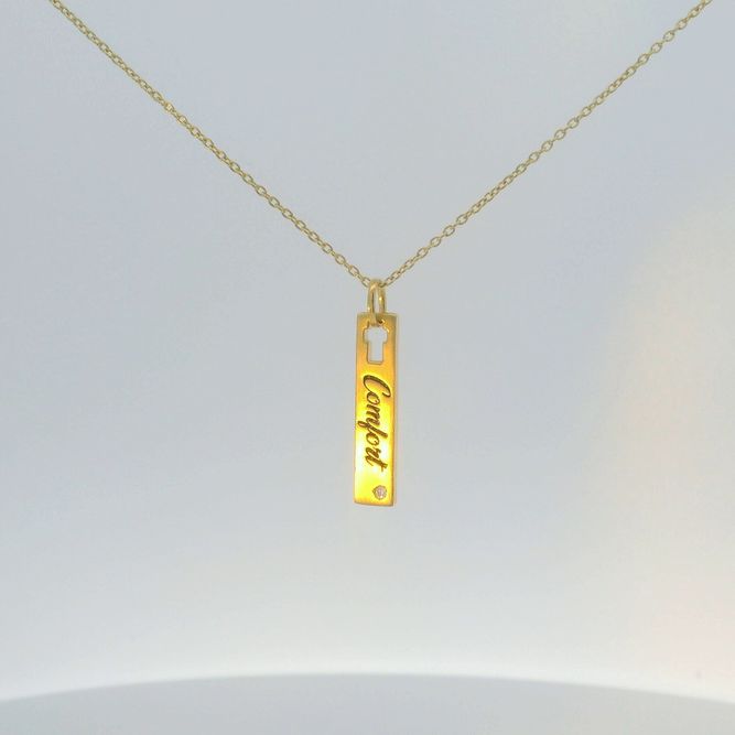 Reversible Psalms 23 Necklace