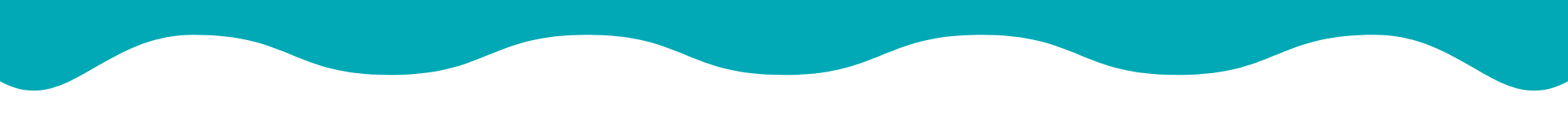 teal curved squiggle