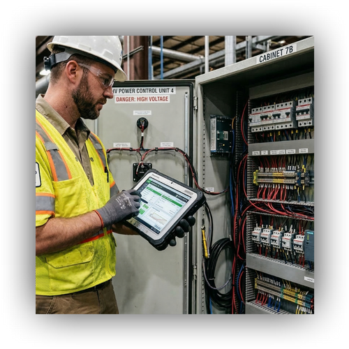 generate an image of solar pannels at an industrial site - 5.png