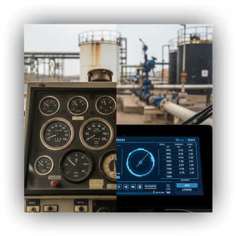 Comparison of manual data collection vs. modern digital systems