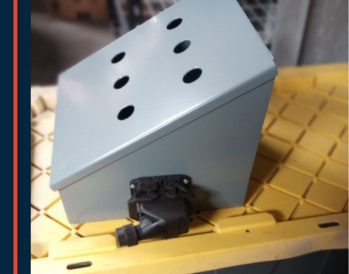 Fabricated metal box