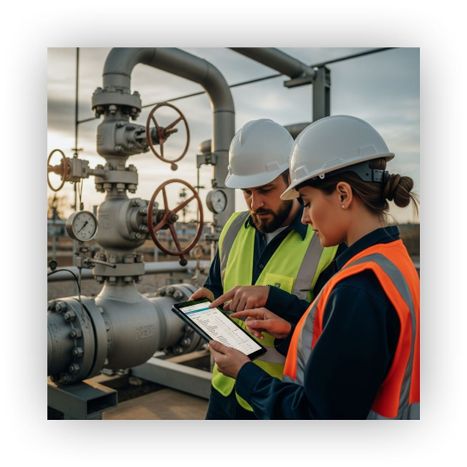 inspection being performed on oil systems inspection being performed on oil systems