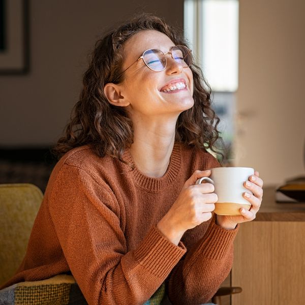 image of a happy woman