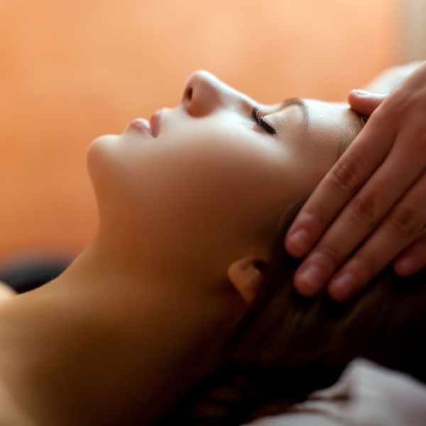 woman receiving adjustment