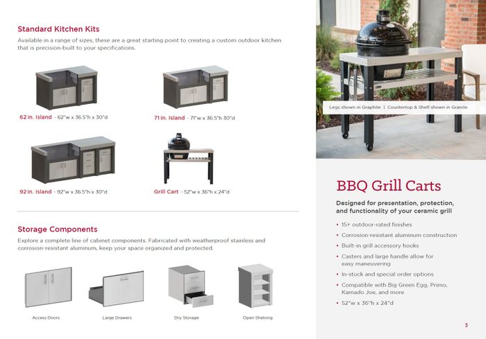 Stoll Industries BBQ Grill Carts