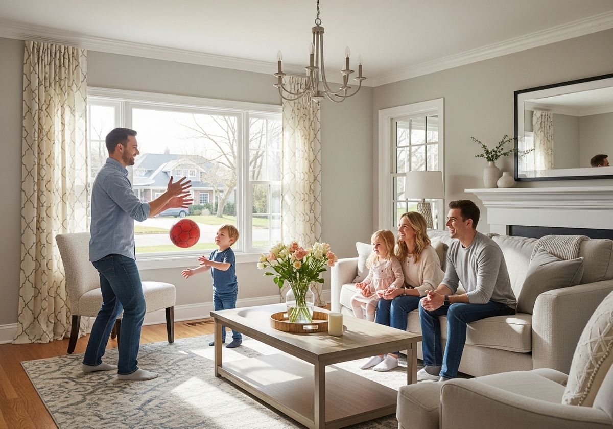 Family Fun in Living Room