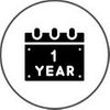 1 year calendar icon 1 year calendar icon