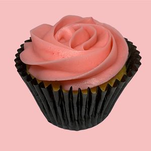 pink vanilla cupcake