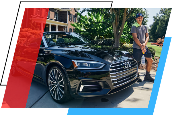 completed car exterior detailing