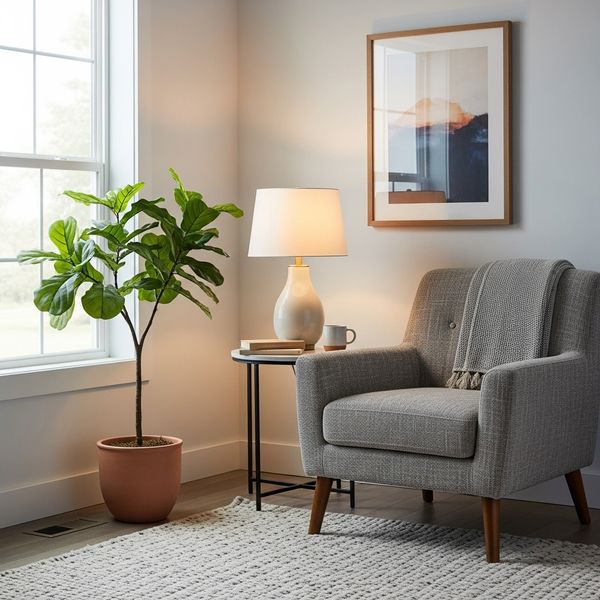 table lamp that eliminates shadows and expands the space