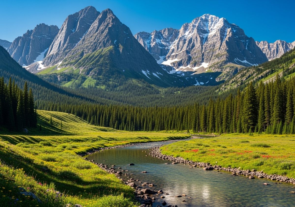 The Rocky Mountains and nature's beauty