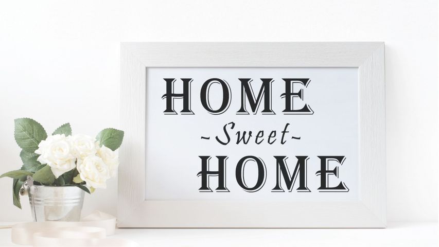home sweet home sign