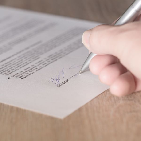 signing a lease