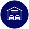 icon of two car garage