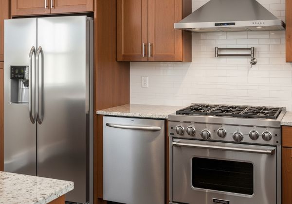 stainless steel appliances