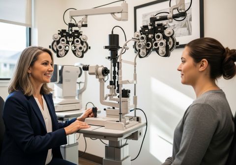 Eye Exam with Optometrist