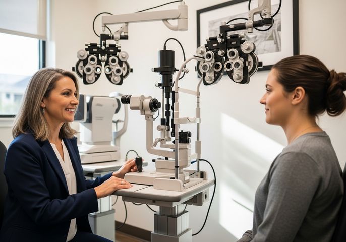 Eye Exam with Optometrist