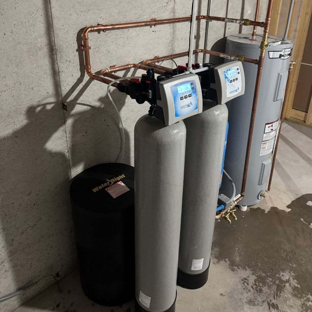 New water heater installation for a residential home New water heater installation for a residential home