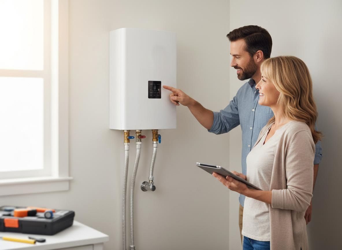 Energy-efficient water heater upgrade Energy-efficient water heater upgrade