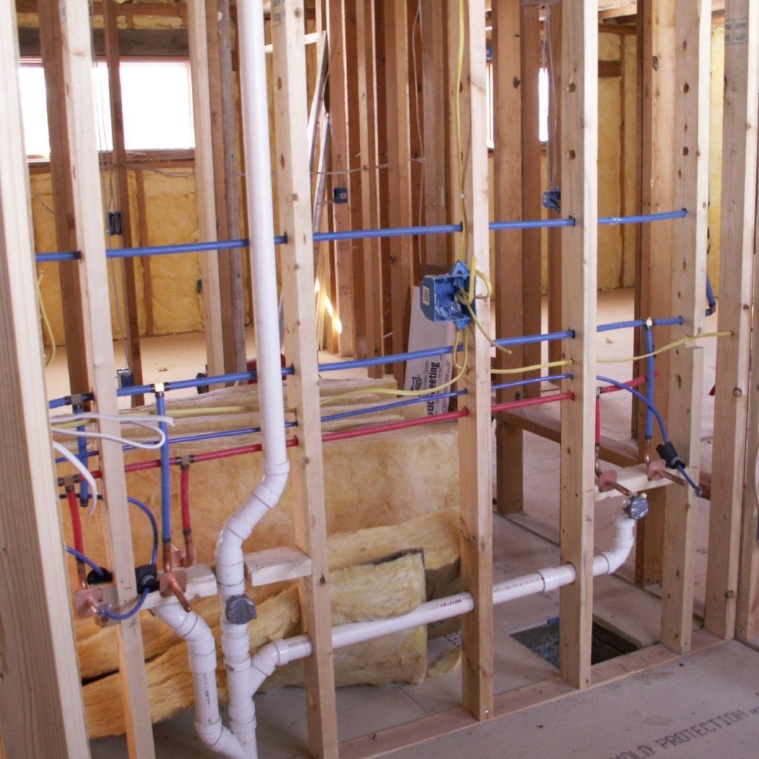 new plumbing in new build