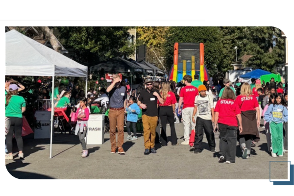 security guard at outdoor community event