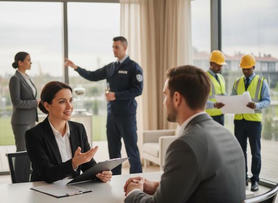 Diverse Professionals in Business Meeting