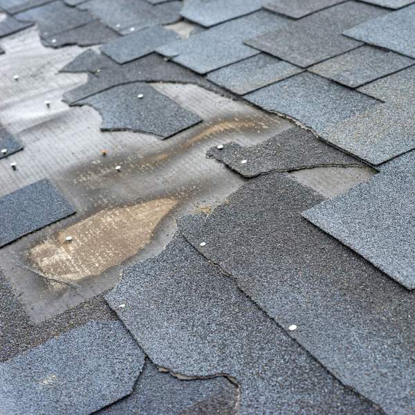 damaged roof