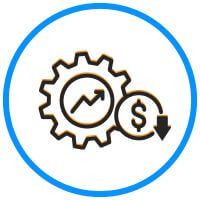 cost efficiency icon