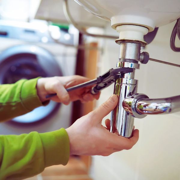 under-sink plumbing repair