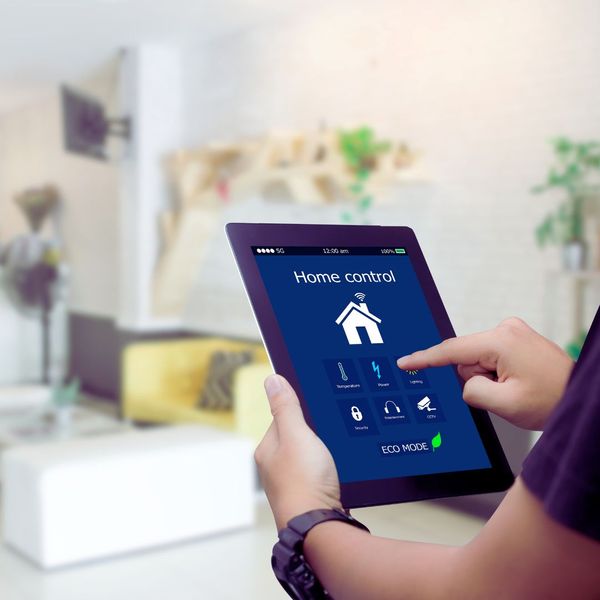 "home control" app on tablet