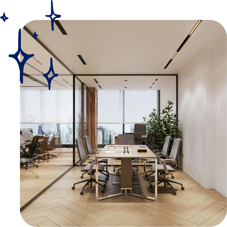 Clean office space