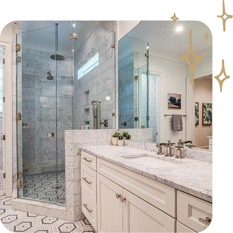 Clean bathroom