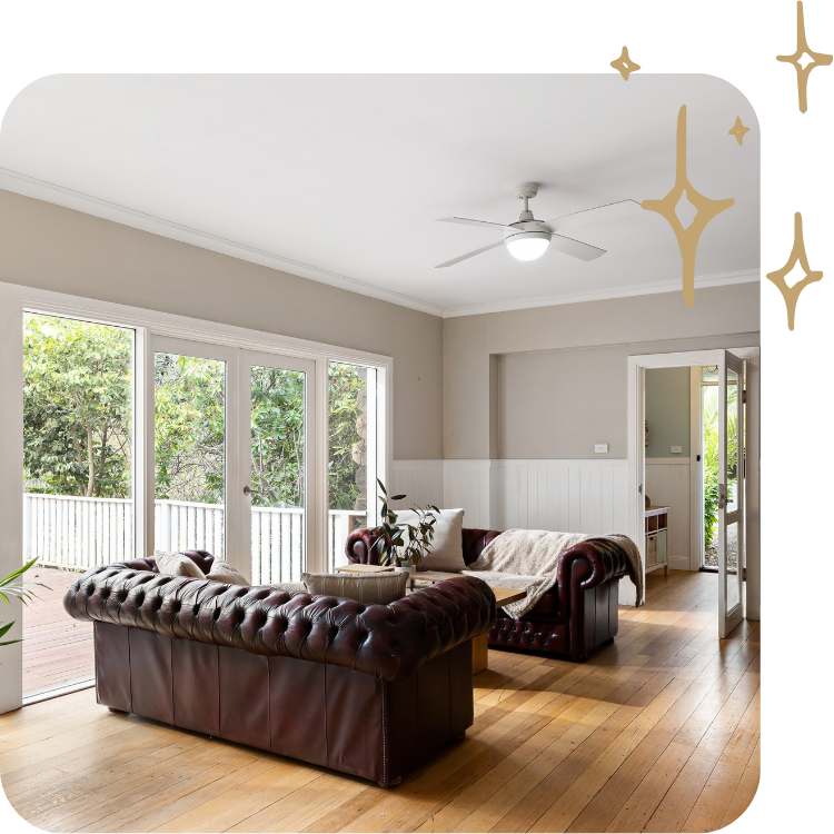 Clean Living room 