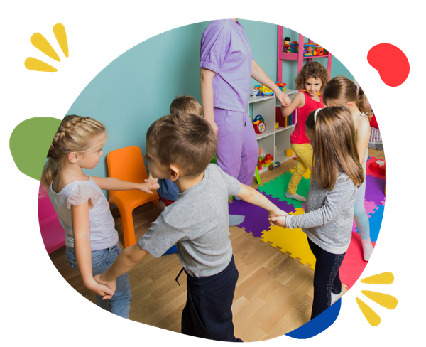 image of happy kids in daycare