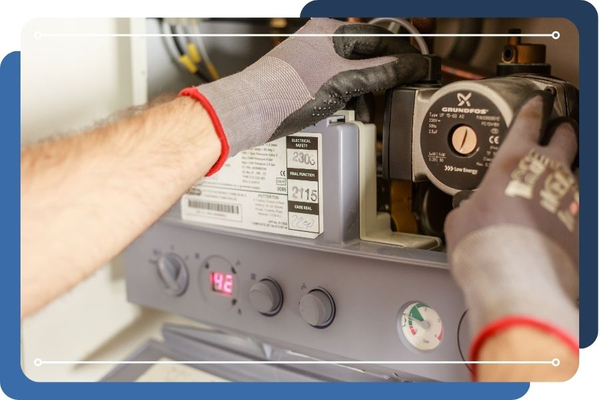 Inspecting a water heater