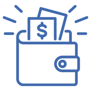 money in a wallet