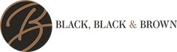 Black, Black, & Brown logo