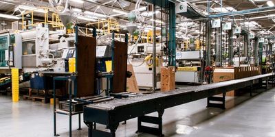 A manufacturing plant.