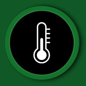 An icon of a thermometer