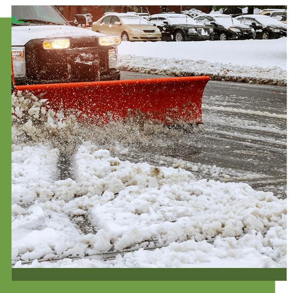 image of a snow plow