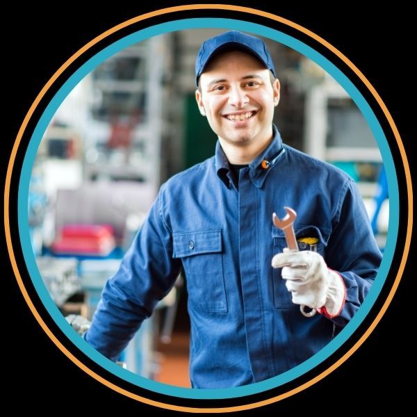 auto glass technician smiling
