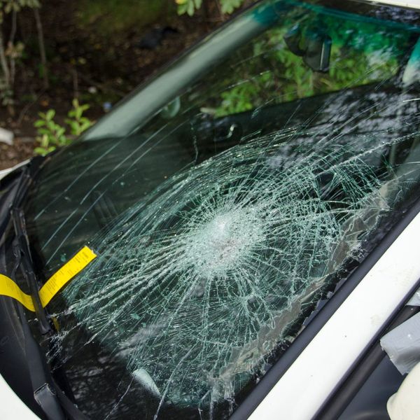 cracked windshield