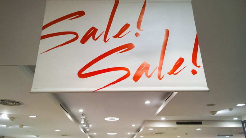 Image of a sale banner