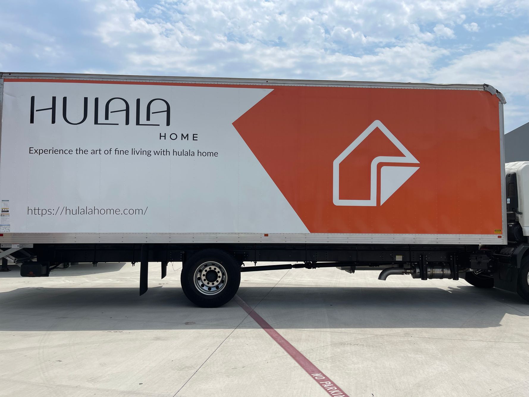 30ft Box Truck Wrap - Passenger Side