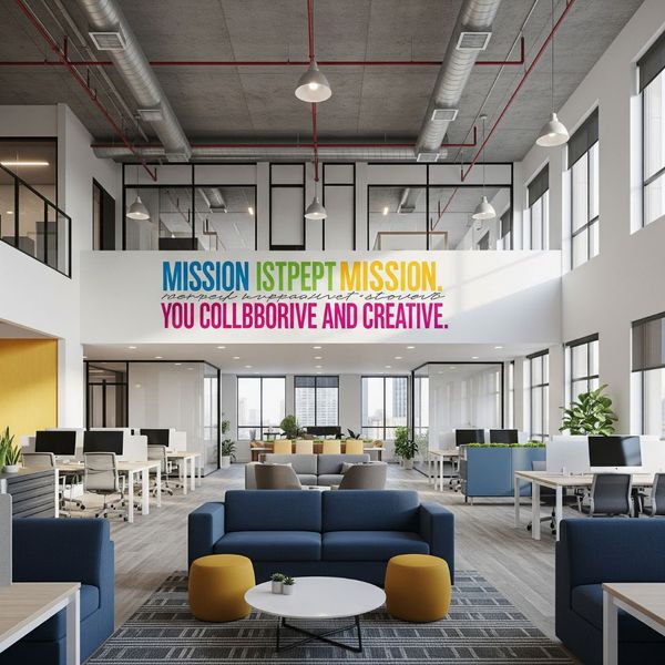 A company's inspiring mission statement A company's inspiring mission statement