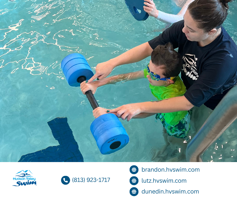 Studies demonstrate that children who continuously take swimming lessons have more advanced cognitive and problem-solving abilities