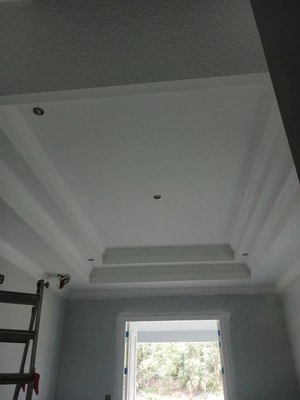 Here we prepare the crown molding by caulking and putting the small nail holes. Sanding down the wood surfaces for a glass like finish and painting with a premium Semi-Gloss top coat by Sherwin Williams imgi_69_pastprojects11-1920w.jpg