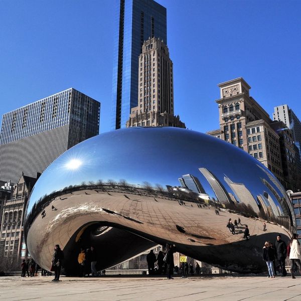 Cloud Gate Sculpture in Chicago